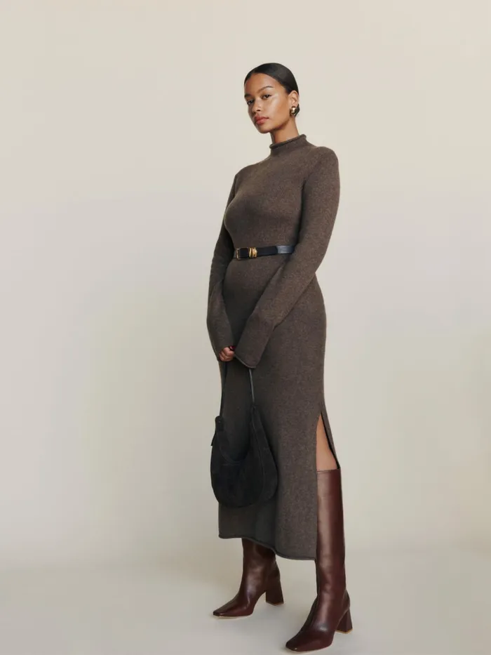 Reformation Dresses Wallis Cashmere Midi Dress Dachshund 8211 Women