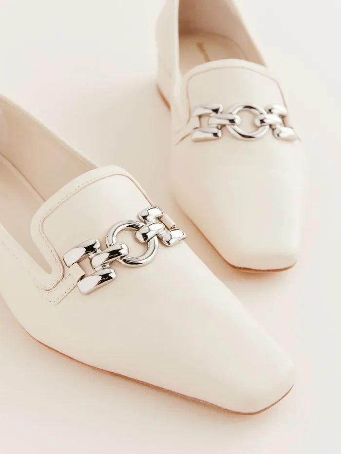 Reformation Flats Tristan Loafer Almond Leather 8211 Women Reformation Flats Tristan Loafer Almond Leather 8211 Women