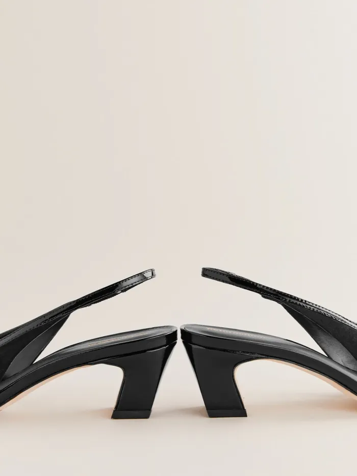 Reformation Heels Nazanin Slingback Heel Black 8211 Women Reformation Heels Nazanin Slingback Heel Black 8211 Women