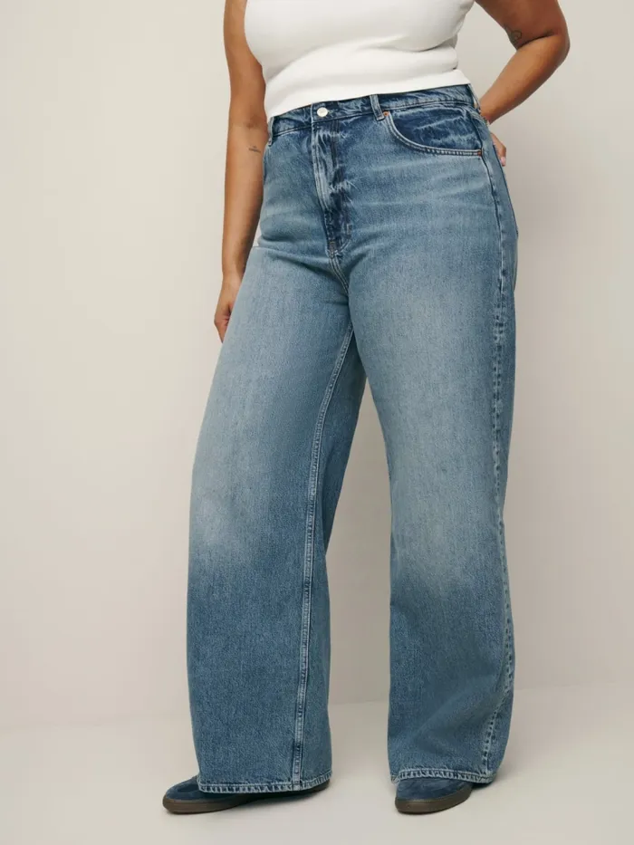 Reformation Jeans Cary High Rise Slouchy Wide Leg Jeans Galway 8211 Women Reformation Jeans Cary High Rise Slouchy Wide Leg Jeans Galway 8211 Women