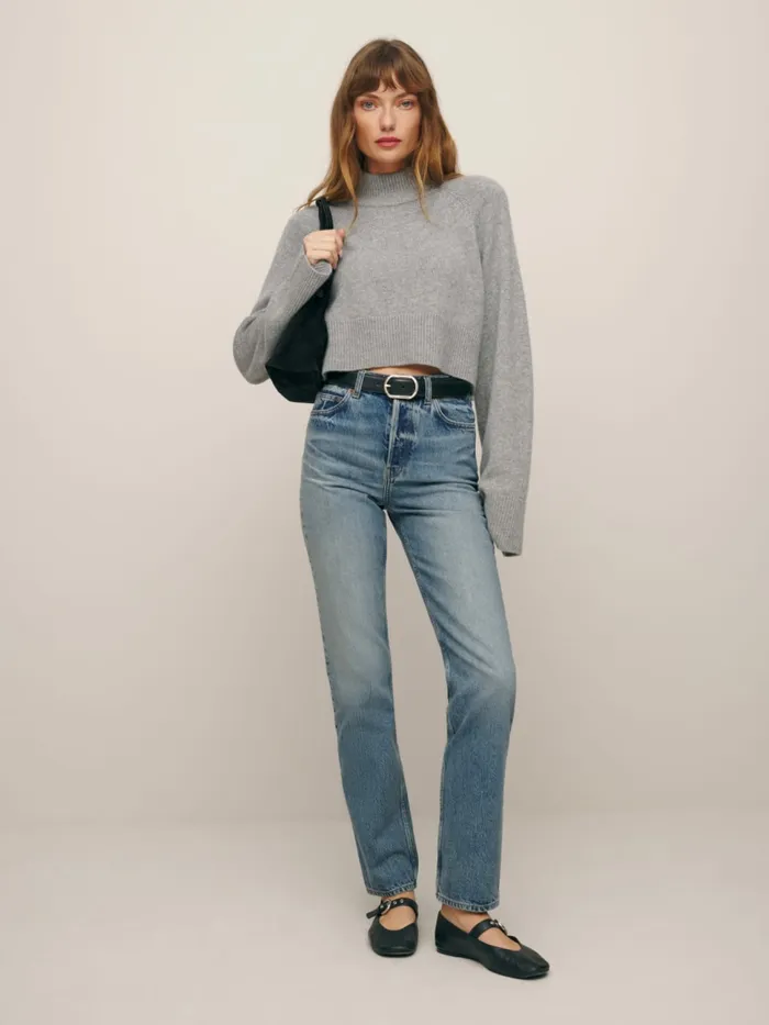 Reformation Jeans Cynthia High Rise Straight Jeans Galway 8211 Women Reformation Jeans Cynthia High Rise Straight Jeans Galway 8211 Women