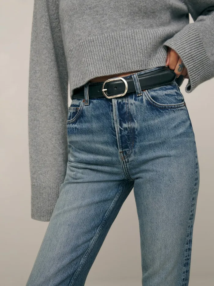 Reformation Jeans Cynthia High Rise Straight Jeans Galway 8211 Women Reformation Jeans Cynthia High Rise Straight Jeans Galway 8211 Women