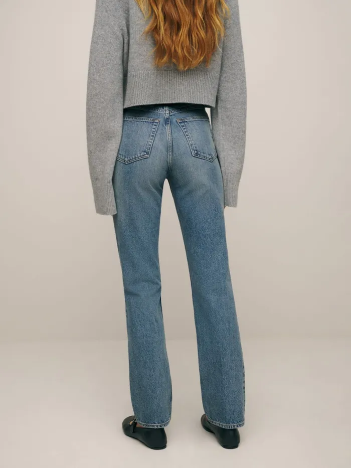 Reformation Jeans Cynthia High Rise Straight Jeans Galway 8211 Women Reformation Jeans Cynthia High Rise Straight Jeans Galway 8211 Women
