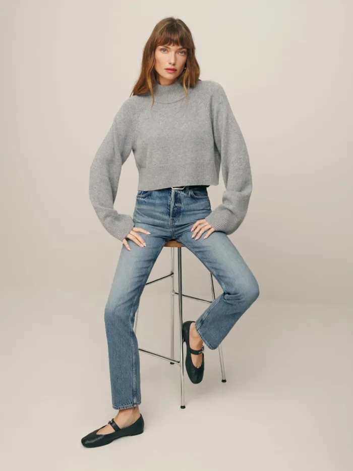 Reformation Jeans Cynthia High Rise Straight Jeans Galway 8211 Women Reformation Jeans Cynthia High Rise Straight Jeans Galway 8211 Women