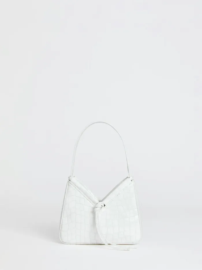 Reformation Mini Bags Mini Chiara Convertible Bag White Croceffect 8211 Women Reformation Mini Bags Mini Chiara Convertible Bag White Croceffect 8211 Women