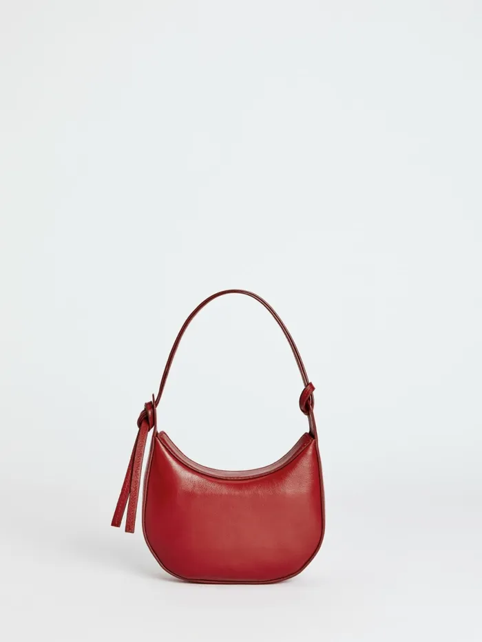 Reformation Mini Bags Mini Rosetta Shoulder Bag Lipstick Leather 8211 Women