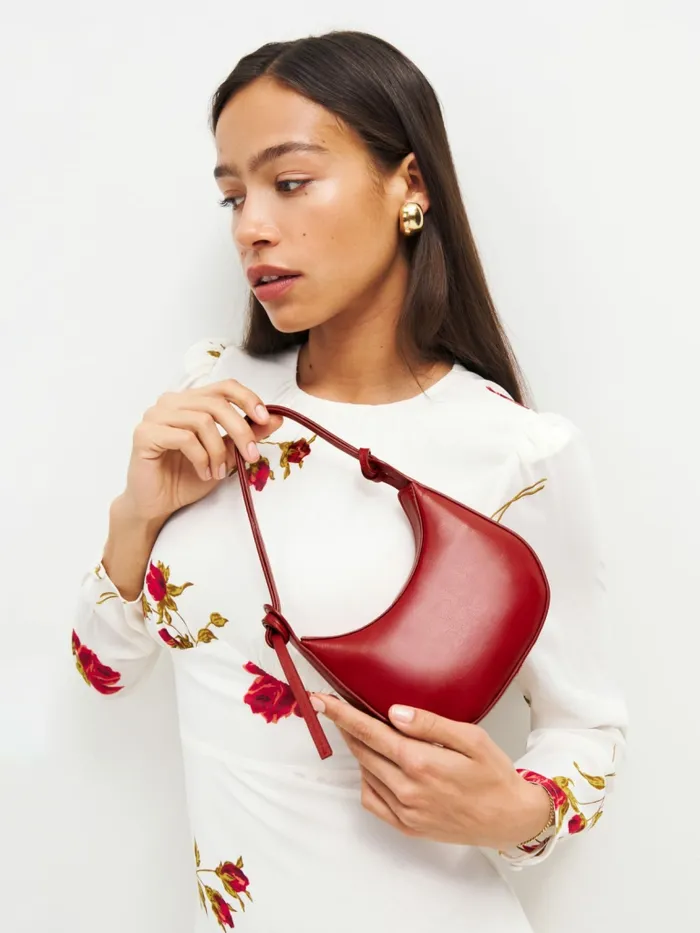 Reformation Mini Bags Mini Rosetta Shoulder Bag Lipstick Leather 8211 Women Reformation Mini Bags Mini Rosetta Shoulder Bag Lipstick Leather 8211 Women