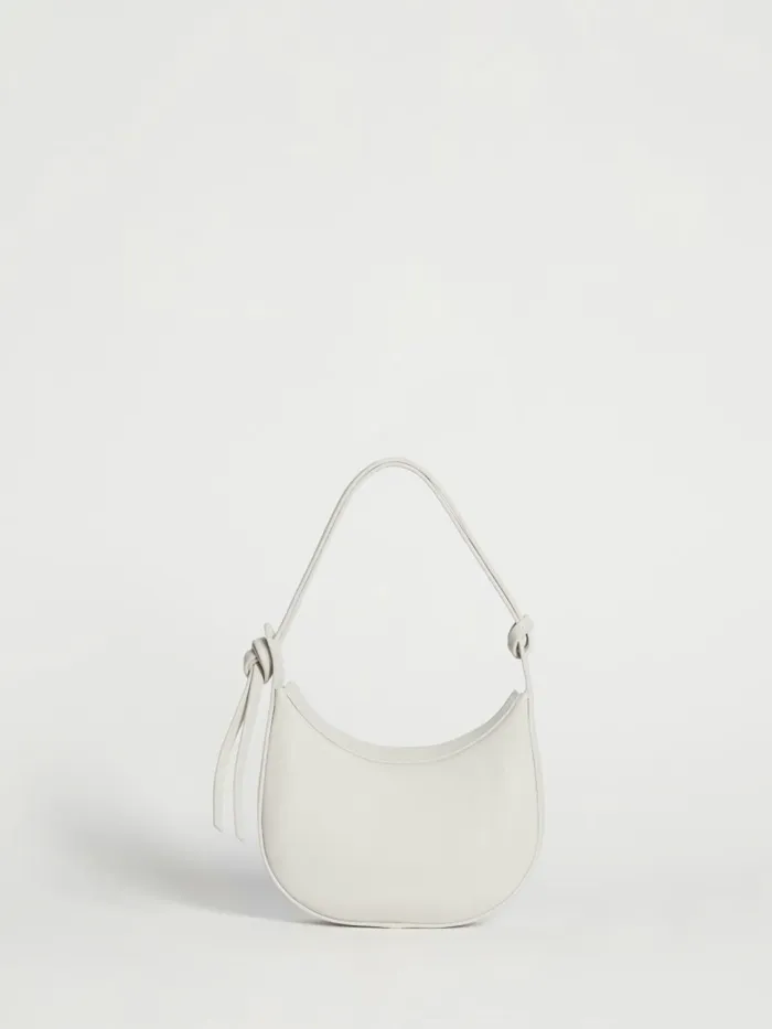 Reformation Mini Bags Mini Rosetta Shoulder Bag White Leather 8211 Women