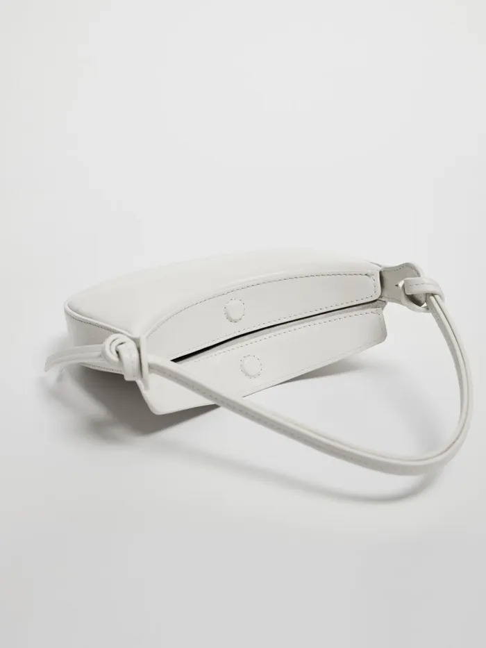 Reformation Mini Bags Mini Rosetta Shoulder Bag White Leather 8211 Women