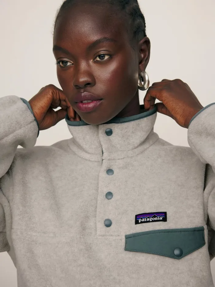 Reformation Outerwear Patagonia W039s Synchilla Snapt Pullover Oatmeal Heathernouveau Green 8211 Women Reformation Outerwear Patagonia W039s Synchilla Snapt Pullover Oatmeal Heathernouveau Green 8211 Women