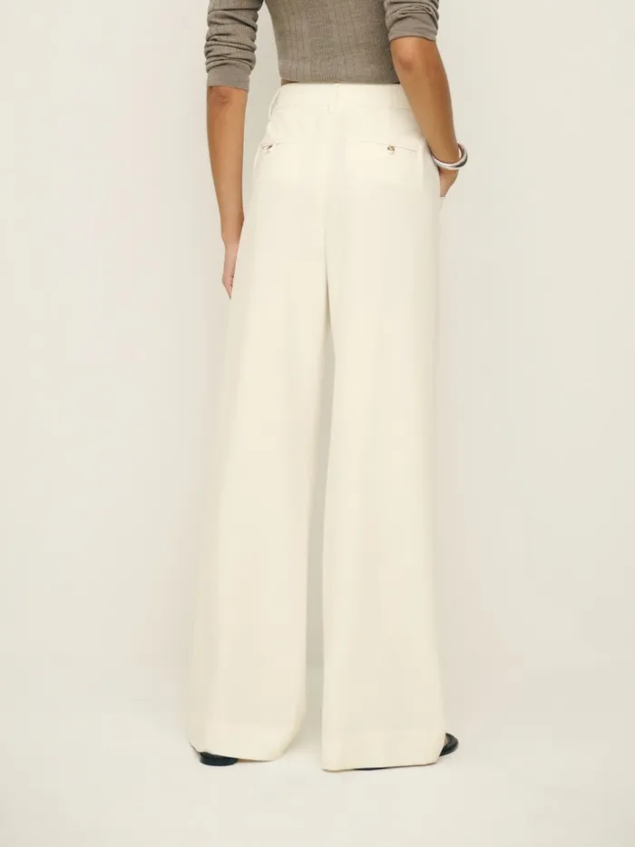 Reformation Pants Alfred Pant White 8211 Women