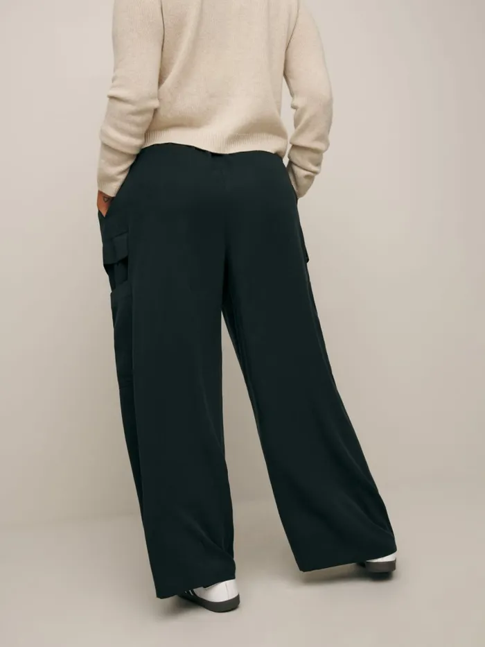 Reformation Pants Ethan Twill Pant Es Black 8211 Women