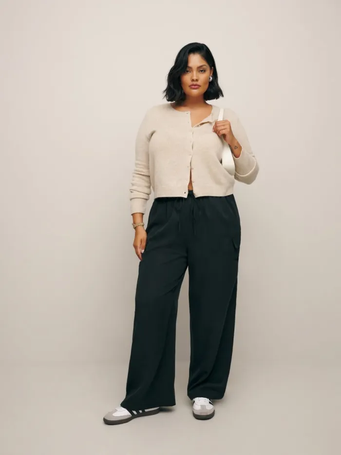Reformation Pants Ethan Twill Pant Es Black 8211 Women