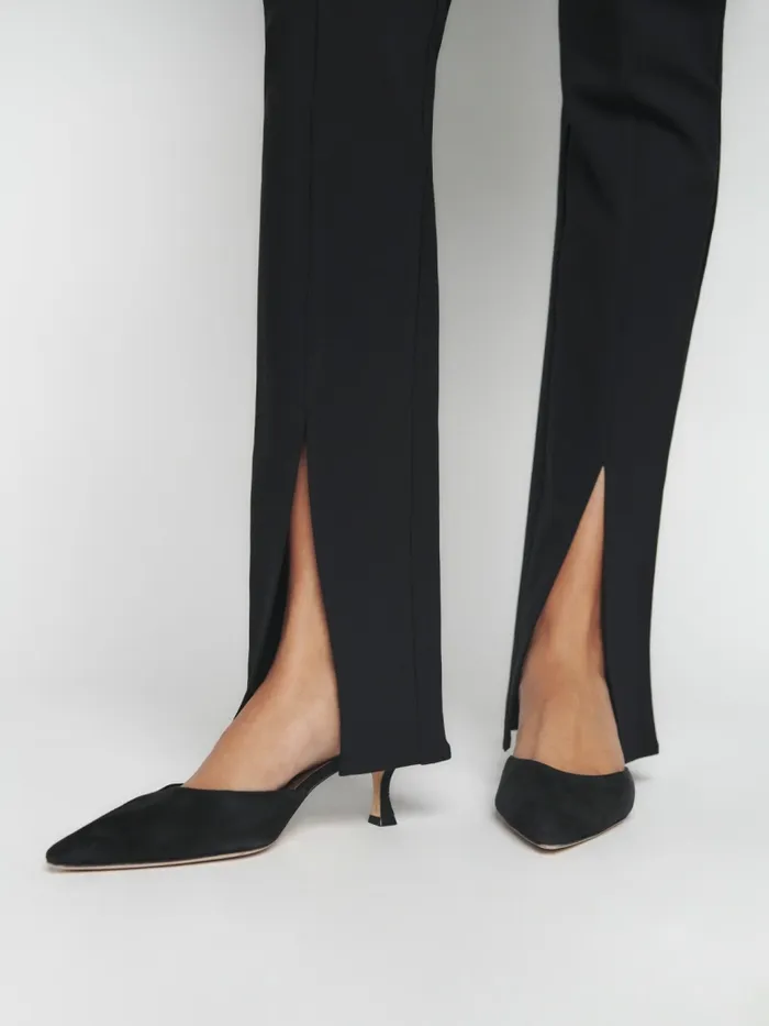 Reformation Pants Fletcher Pant Black 8211 Women