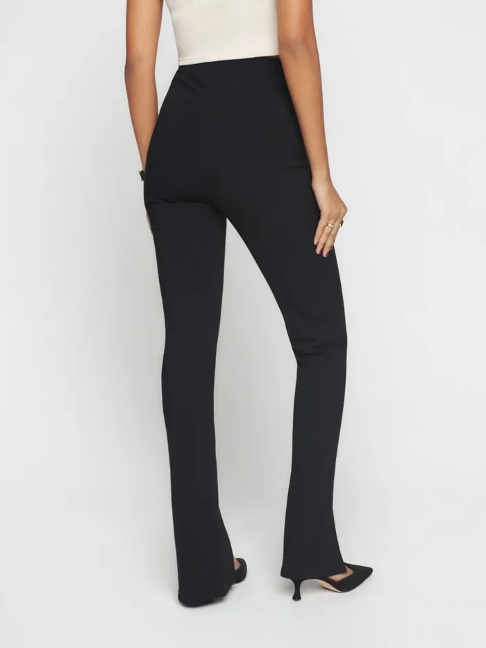 Reformation Pants Fletcher Pant Black 8211 Women