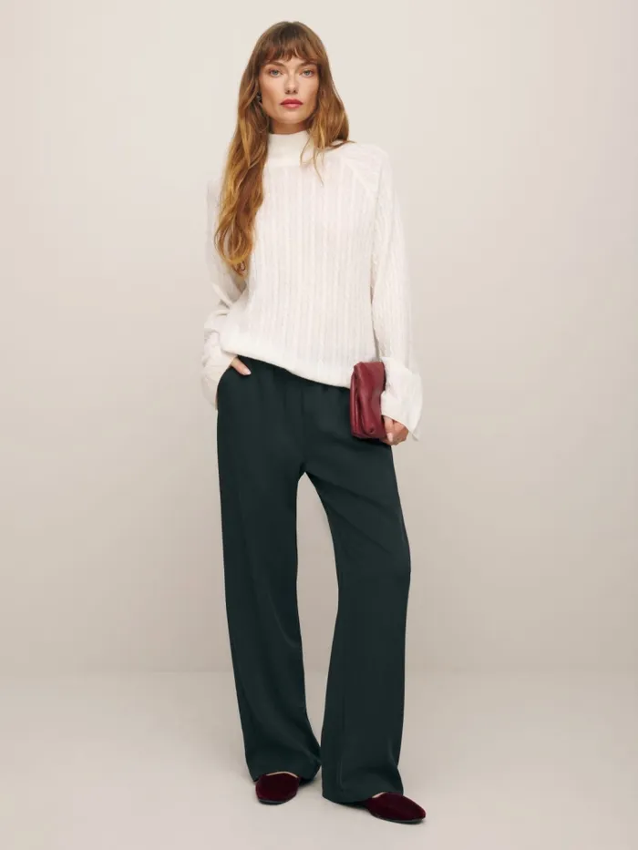 Reformation Pants Hudson Pant Black 8211 Women Reformation Pants Hudson Pant Black 8211 Women