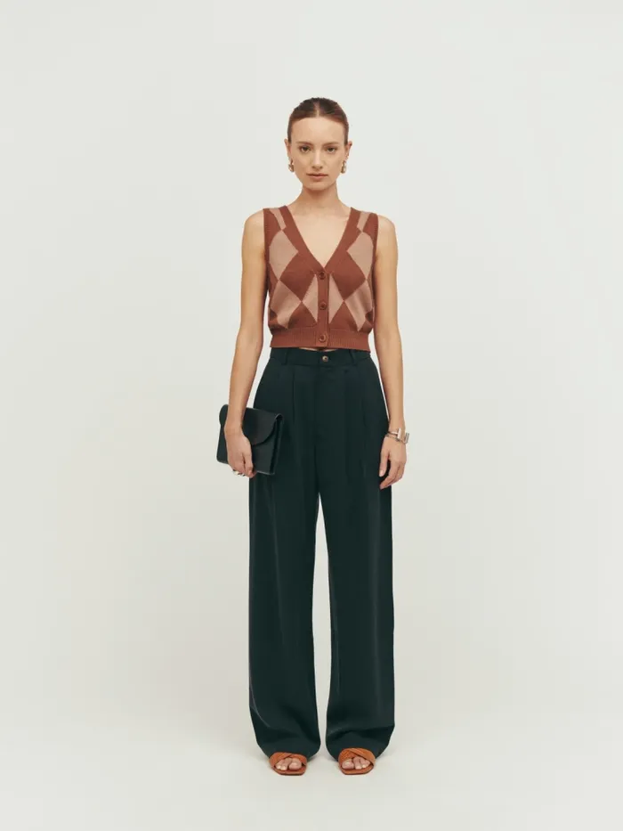 Reformation Pants Mason Pant Black 8211 Women
