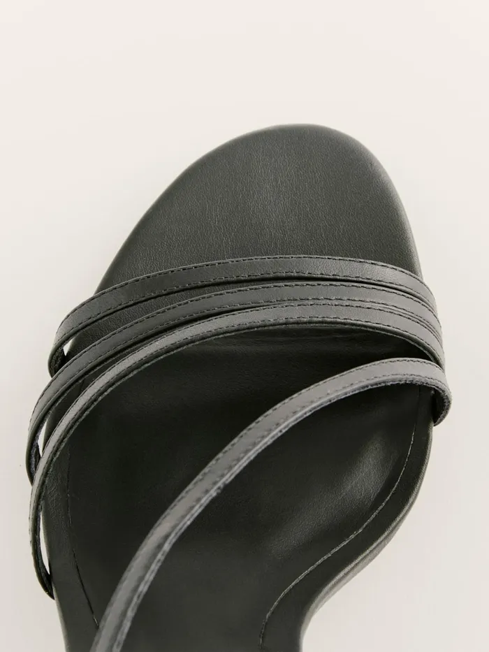 Reformation Sandals Pixie High Heel Sandal Black Leather 8211 Women Reformation Sandals Pixie High Heel Sandal Black Leather 8211 Women