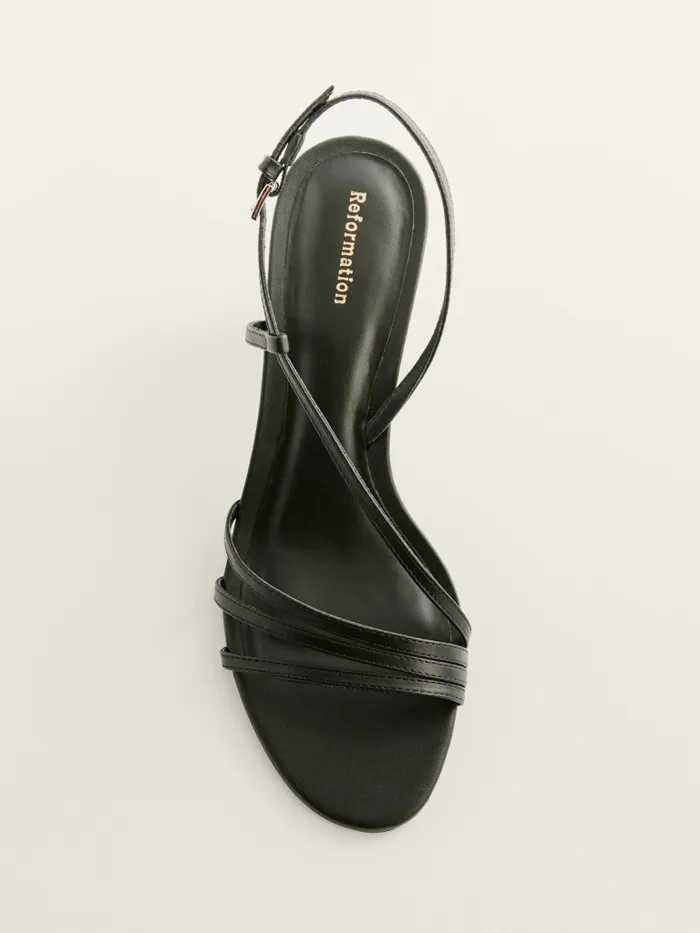 Reformation Sandals Pixie High Heel Sandal Black Leather 8211 Women Reformation Sandals Pixie High Heel Sandal Black Leather 8211 Women