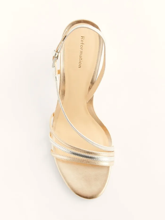 Reformation Sandals Pixie High Heel Sandal Gold Silver 8211 Women Reformation Sandals Pixie High Heel Sandal Gold Silver 8211 Women
