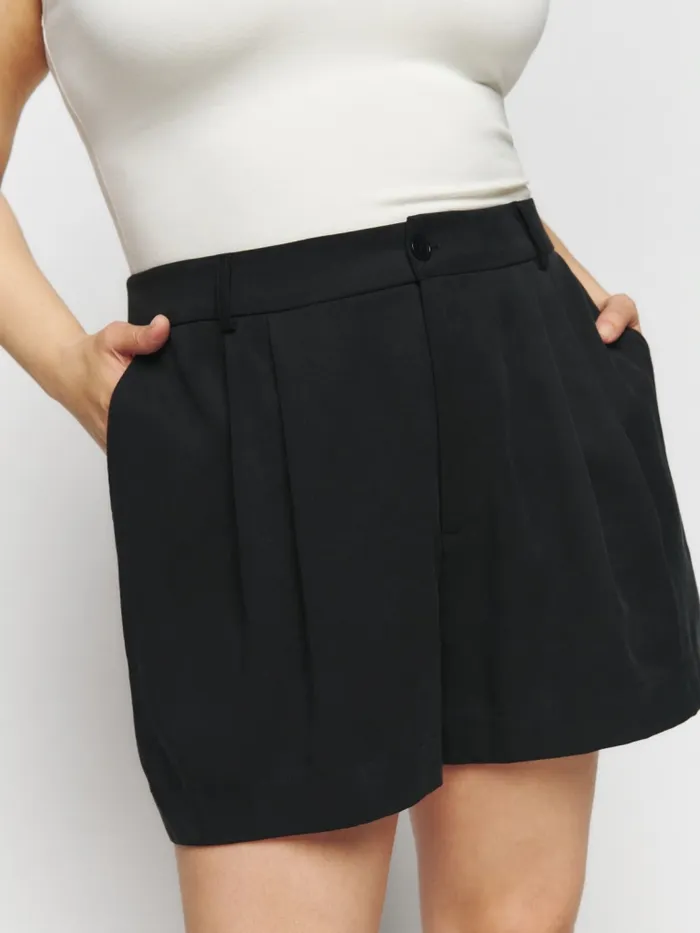 Reformation Shorts Mason Short Es Black 8211 Women Reformation Shorts Mason Short Es Black 8211 Women