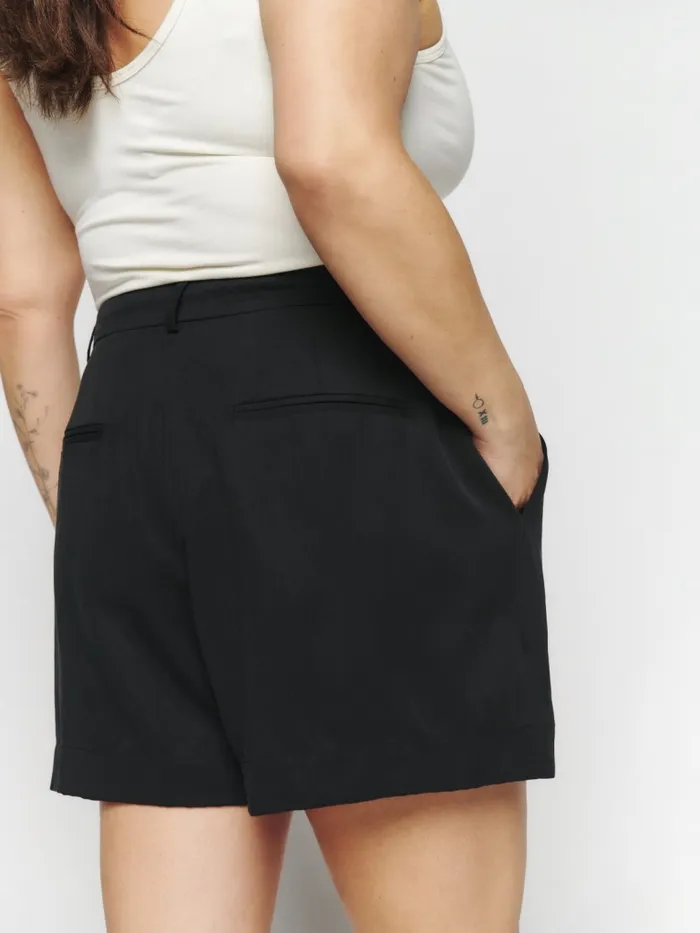 Reformation Shorts Mason Short Es Black 8211 Women Reformation Shorts Mason Short Es Black 8211 Women