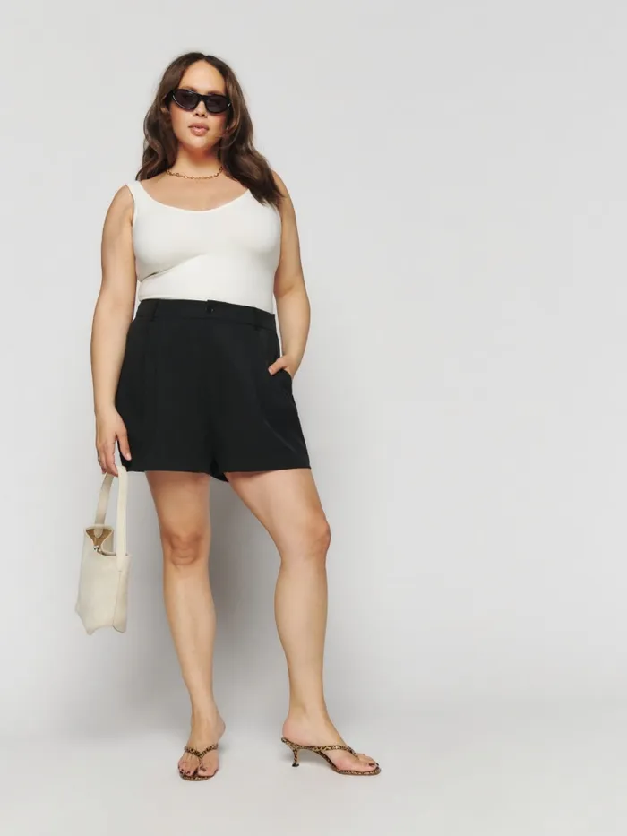 Reformation Shorts Mason Short Es Black 8211 Women Reformation Shorts Mason Short Es Black 8211 Women