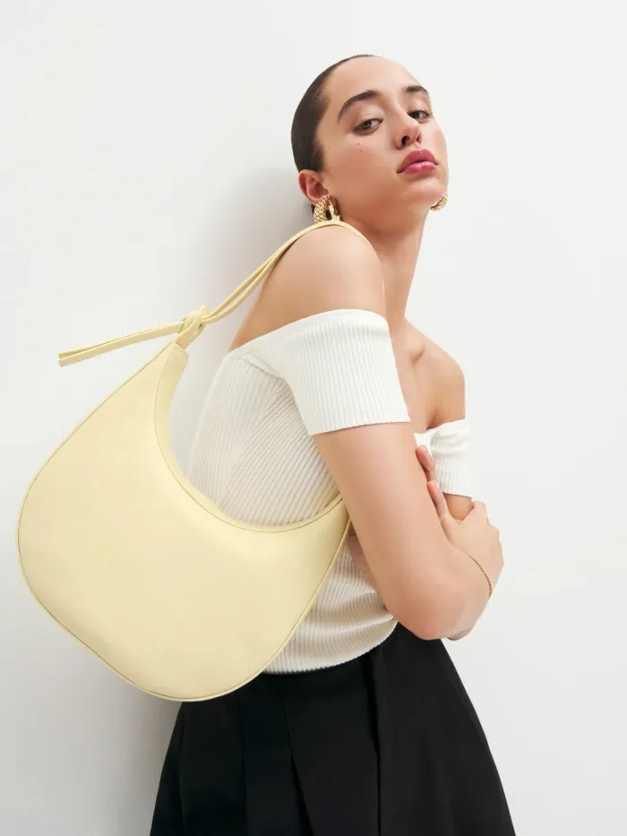 Reformation Shoulder Bags Medium Rosetta Shoulder Bag Parmesan 8211 Women Reformation Shoulder Bags Medium Rosetta Shoulder Bag Parmesan 8211 Women