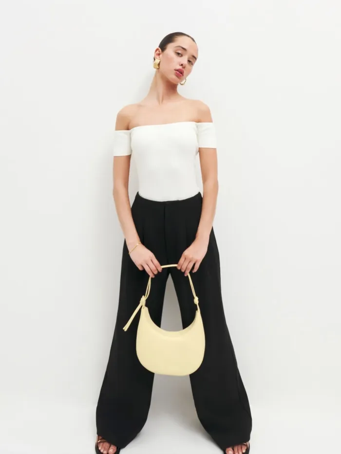 Reformation Shoulder Bags Medium Rosetta Shoulder Bag Parmesan 8211 Women Reformation Shoulder Bags Medium Rosetta Shoulder Bag Parmesan 8211 Women