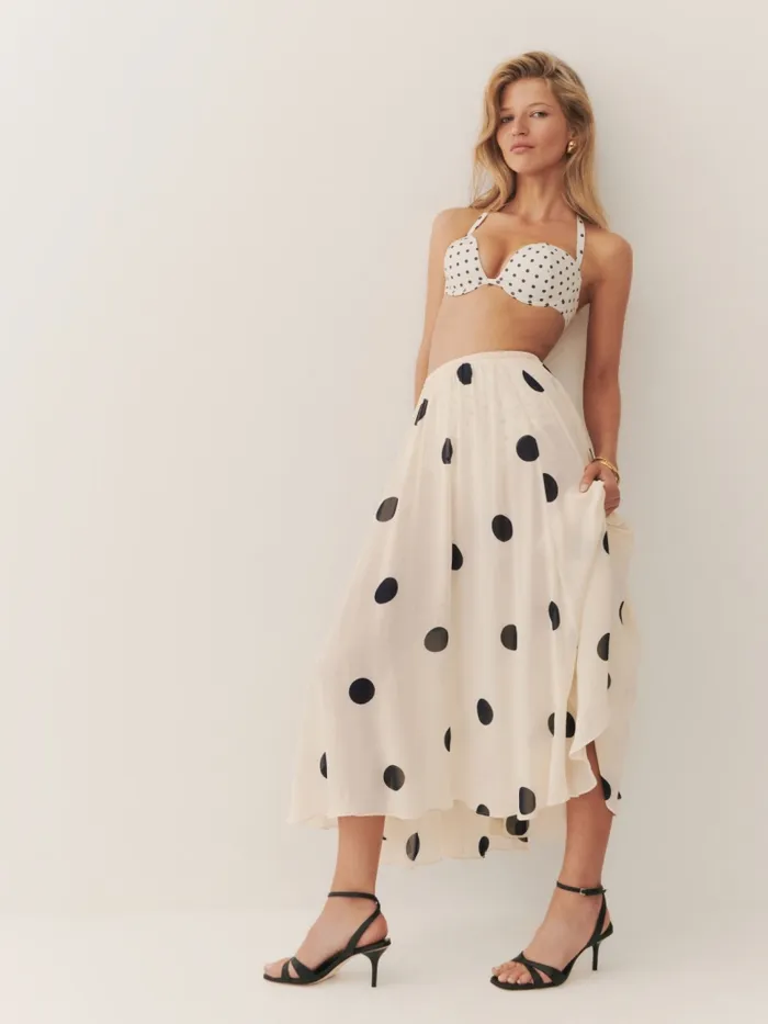 Reformation Skirts Libby Skirt Ping Pong 8211 Women