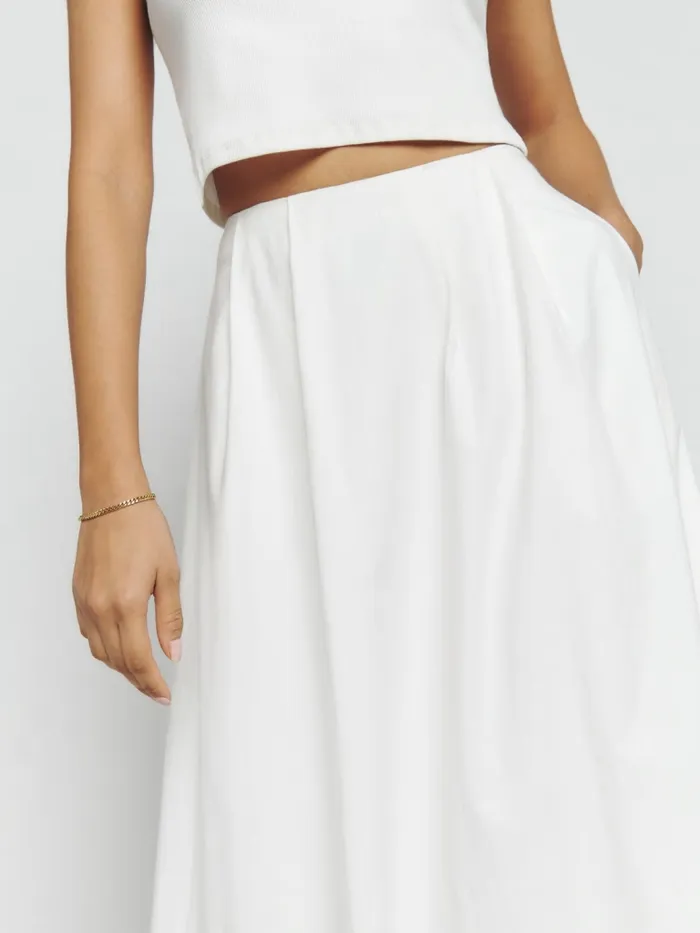 Reformation Skirts Lucy Skirt White 8211 Women Reformation Skirts Lucy Skirt White 8211 Women