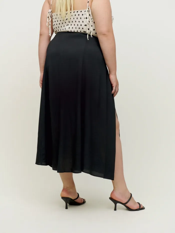 Reformation Skirts Zoe Skirt Es Black 8211 Women Reformation Skirts Zoe Skirt Es Black 8211 Women