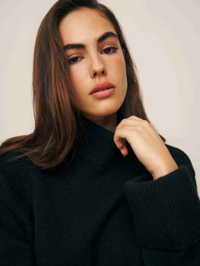 Reformation Sweaters Garrett Cashmere Oversized Turtleneck Black 8211 Women Reformation Sweaters Garrett Cashmere Oversized Turtleneck Black 8211 Women