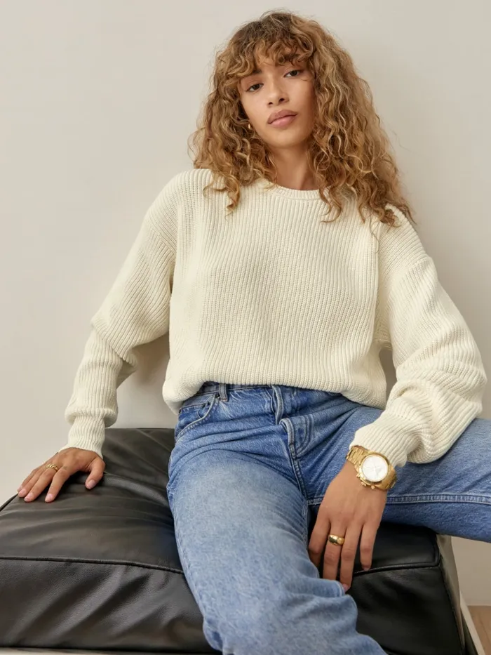 Reformation Sweaters Winnie Sweater Cream 8211 Women Reformation Sweaters Winnie Sweater Cream 8211 Women