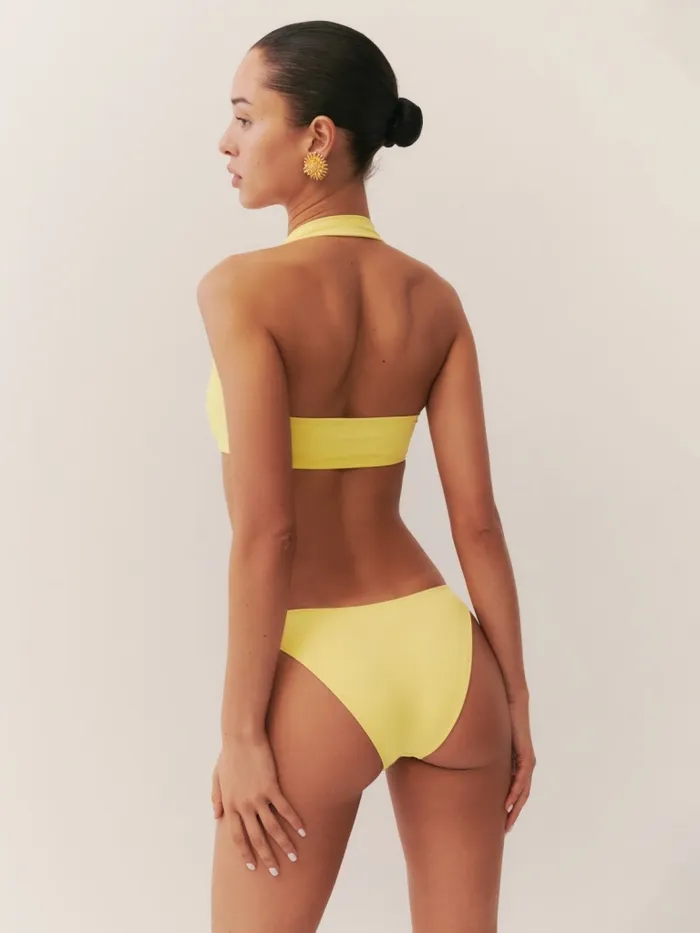 Reformation Swim Verne Bikini Top Pina Colada 8211 Women