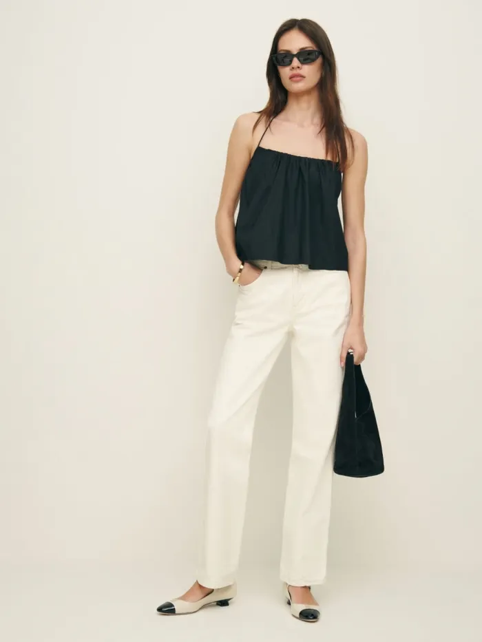 Reformation Tops Addy Top Black 8211 Women Reformation Tops Addy Top Black 8211 Women