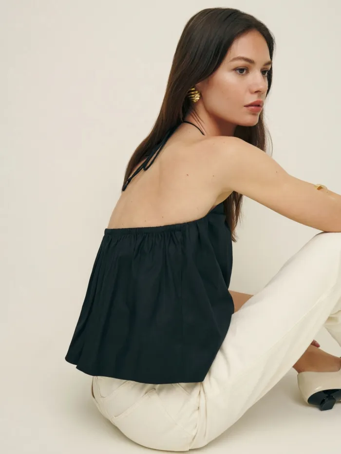 Reformation Tops Addy Top Black 8211 Women Reformation Tops Addy Top Black 8211 Women