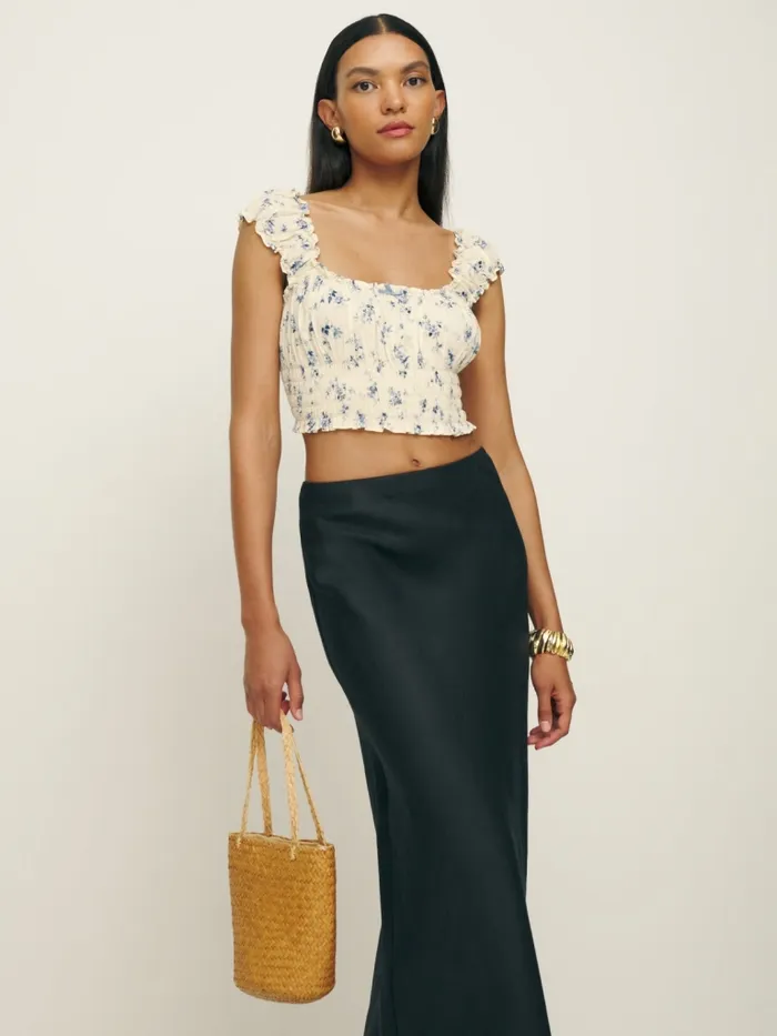 Reformation Tops Emberly Top Orlaya 8211 Women