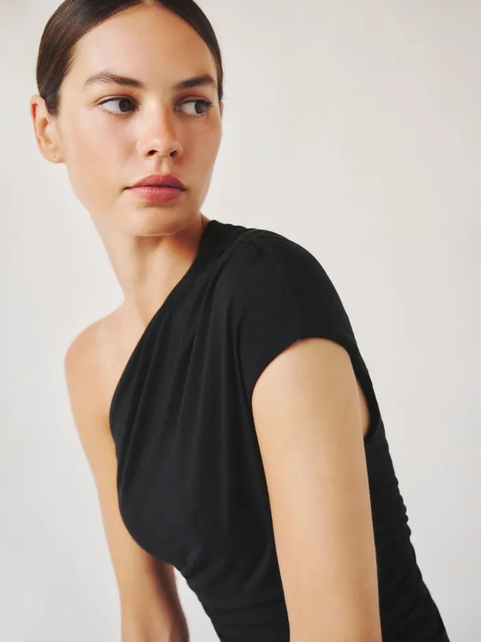 Reformation Tops Francisco Knit Top Black 8211 Women Reformation Tops Francisco Knit Top Black 8211 Women
