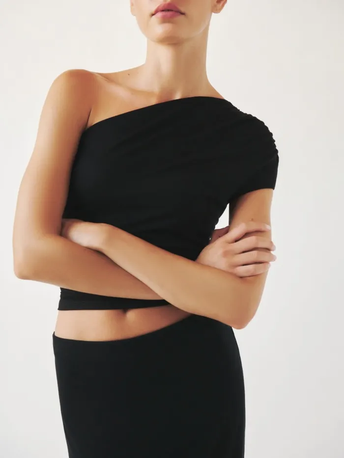 Reformation Tops Francisco Knit Top Black 8211 Women Reformation Tops Francisco Knit Top Black 8211 Women