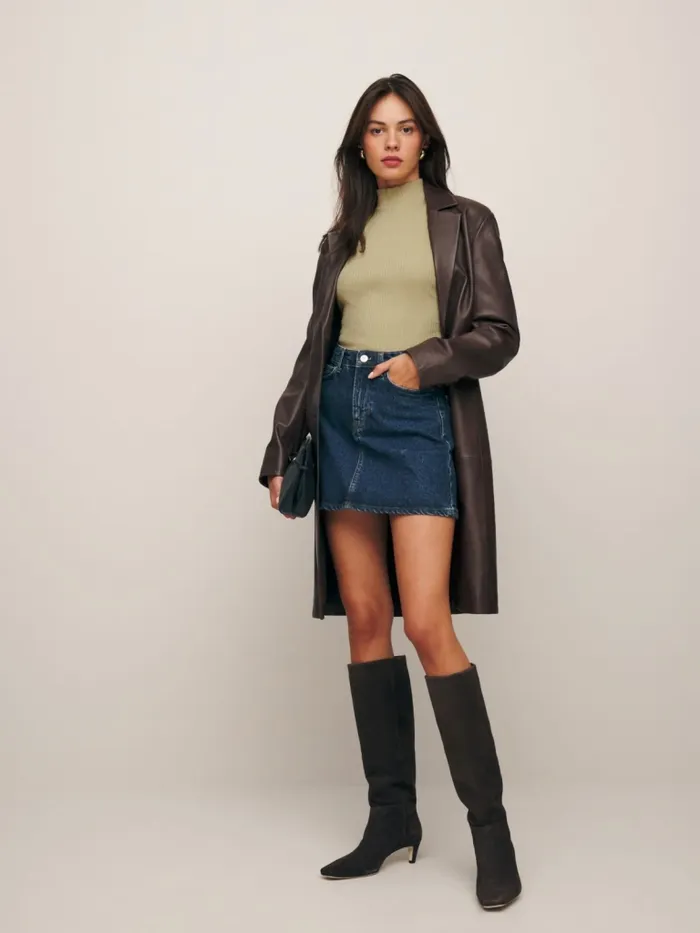 Reformation Tops Lunette Knit Top Cricket 8211 Women Reformation Tops Lunette Knit Top Cricket 8211 Women