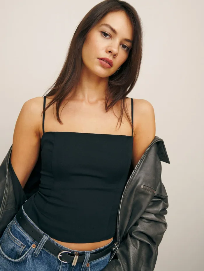 Reformation Tops Overland Top Black 8211 Women