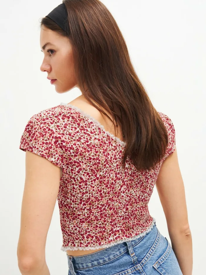 Reformation Tops Safia Top La Vie En Rose 8211 Women