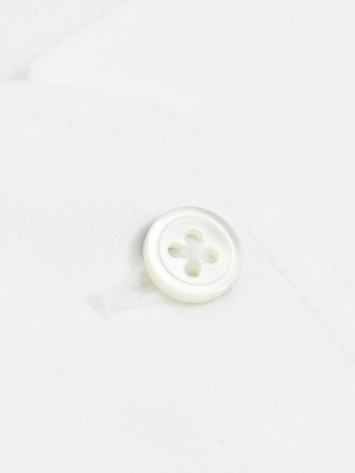 REISS Shirts Men Slim Fit Cotton Marcella Tuxedo Shirt White