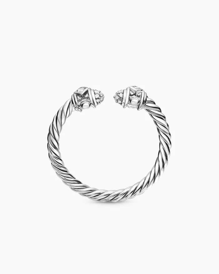 Renaissance Ring In 18K White Gold With Diamonds 23mm Women David Yurman Petite Renaissance Ring In 18K White Gold With Diamonds 23mm Women David Yurman Petite