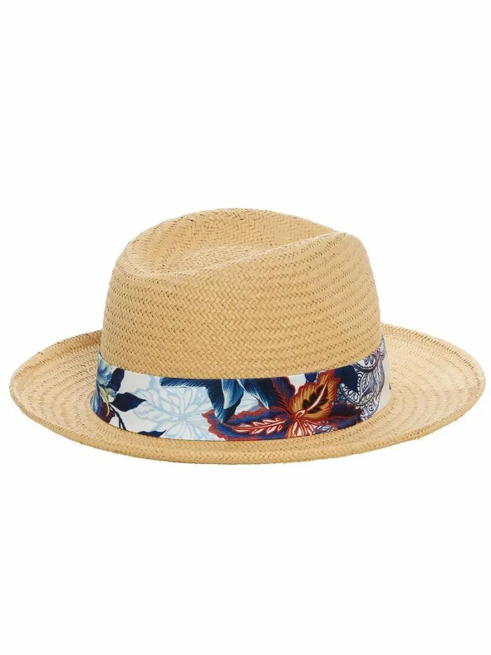 Robert Graham Accessories Men Straw Trilby Natural