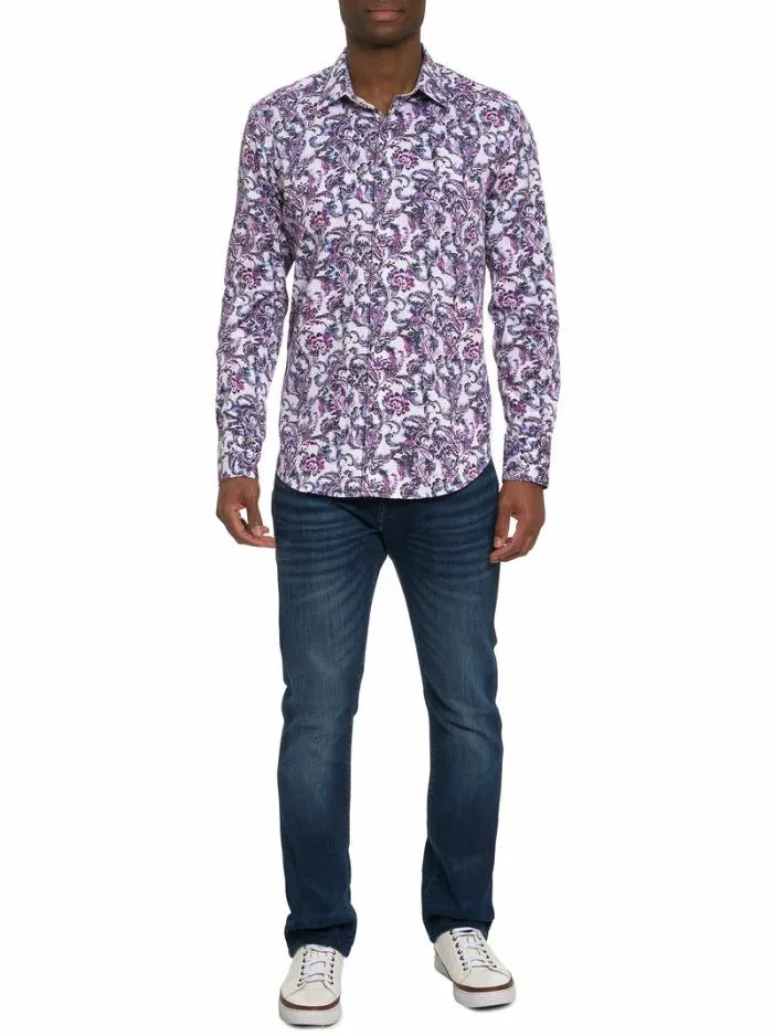 Robert Graham Button Down Shirts Men Ciccio Long Sleeve Button Down Shirt Classic