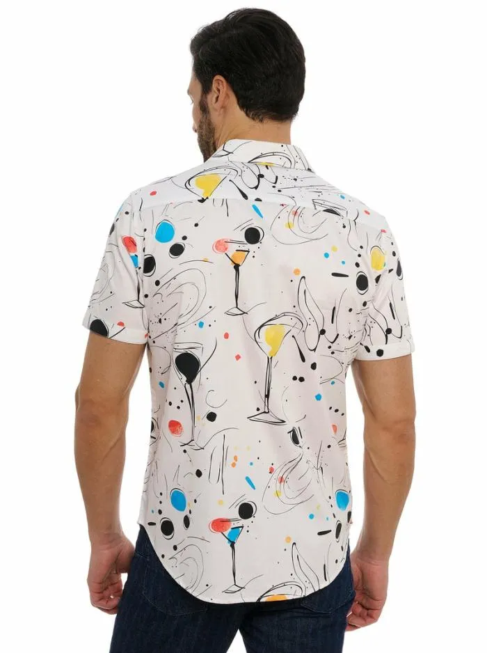 Robert Graham Button Down Shirts Men El Estio Short Sleeve Button Down Shirt Multi