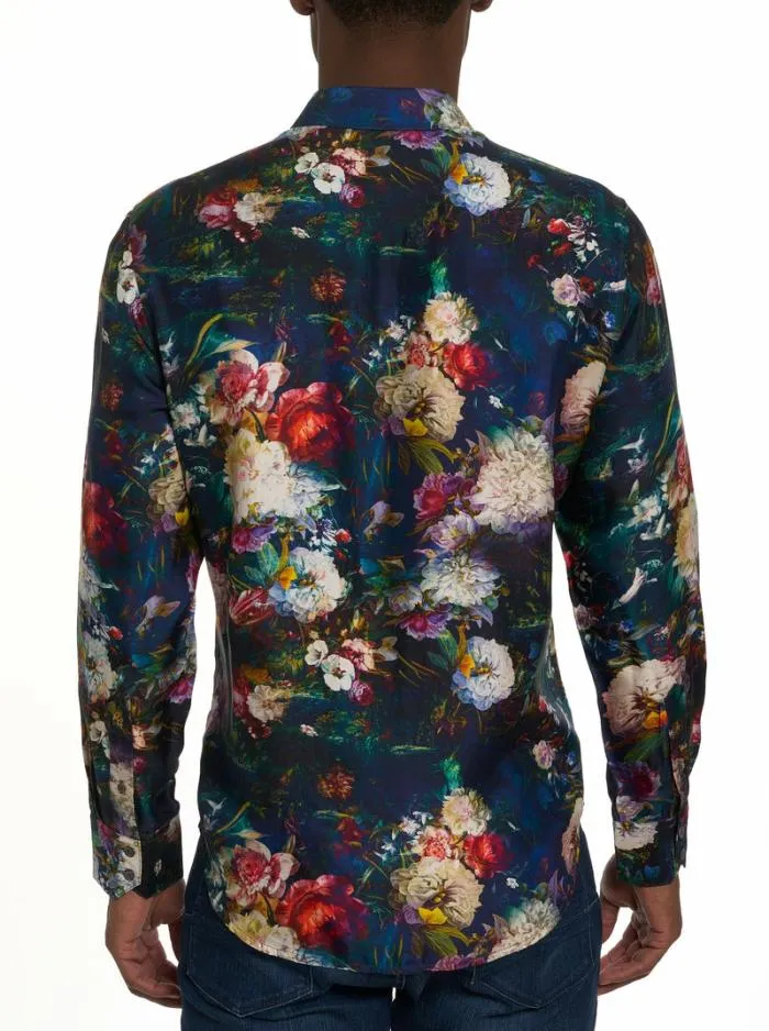 Robert Graham Button Down Shirts Men Limited Edition Mystical Realm Long Sleeve Button Down Shirt Multi