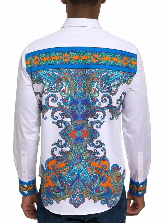 Robert Graham Button Down Shirts Men Limited Edition The Pleiades Long Sleeve Button Down Shirt White Robert Graham Button Down Shirts Men Limited Edition The Pleiades Long Sleeve Button Down Shirt White